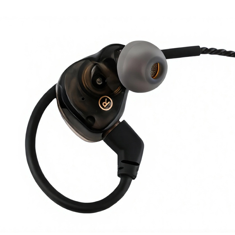 深圳源头工厂销售新款黑胡桃木双喇叭监听耳机立体声环绕游戏小耳机