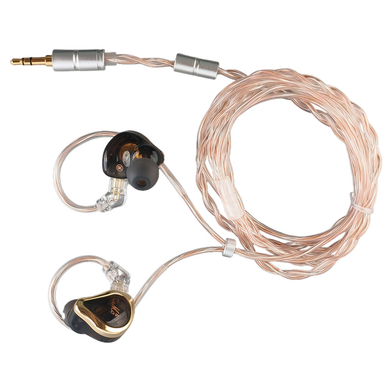 深圳厂家销售新款3.5插头监听耳机耳挂式高端有线小耳机音乐耳机